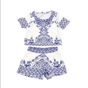 Two-Piece Porcelain Outfit