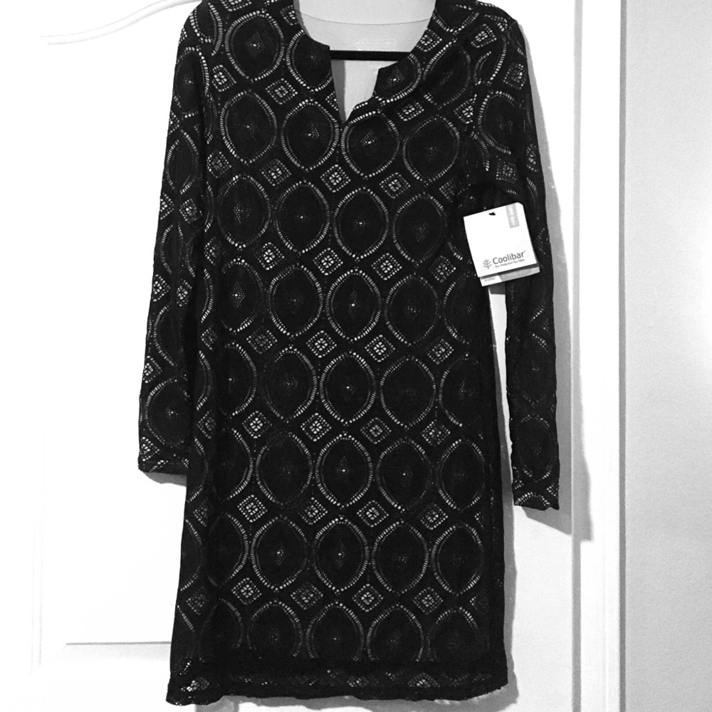 Coolibar UPF 50+ Crochet Tunic Dress