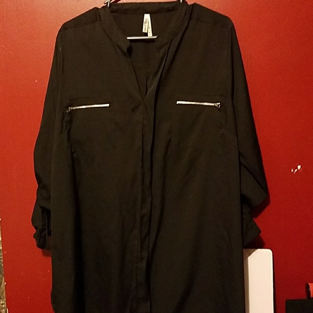 Black Chifon Top