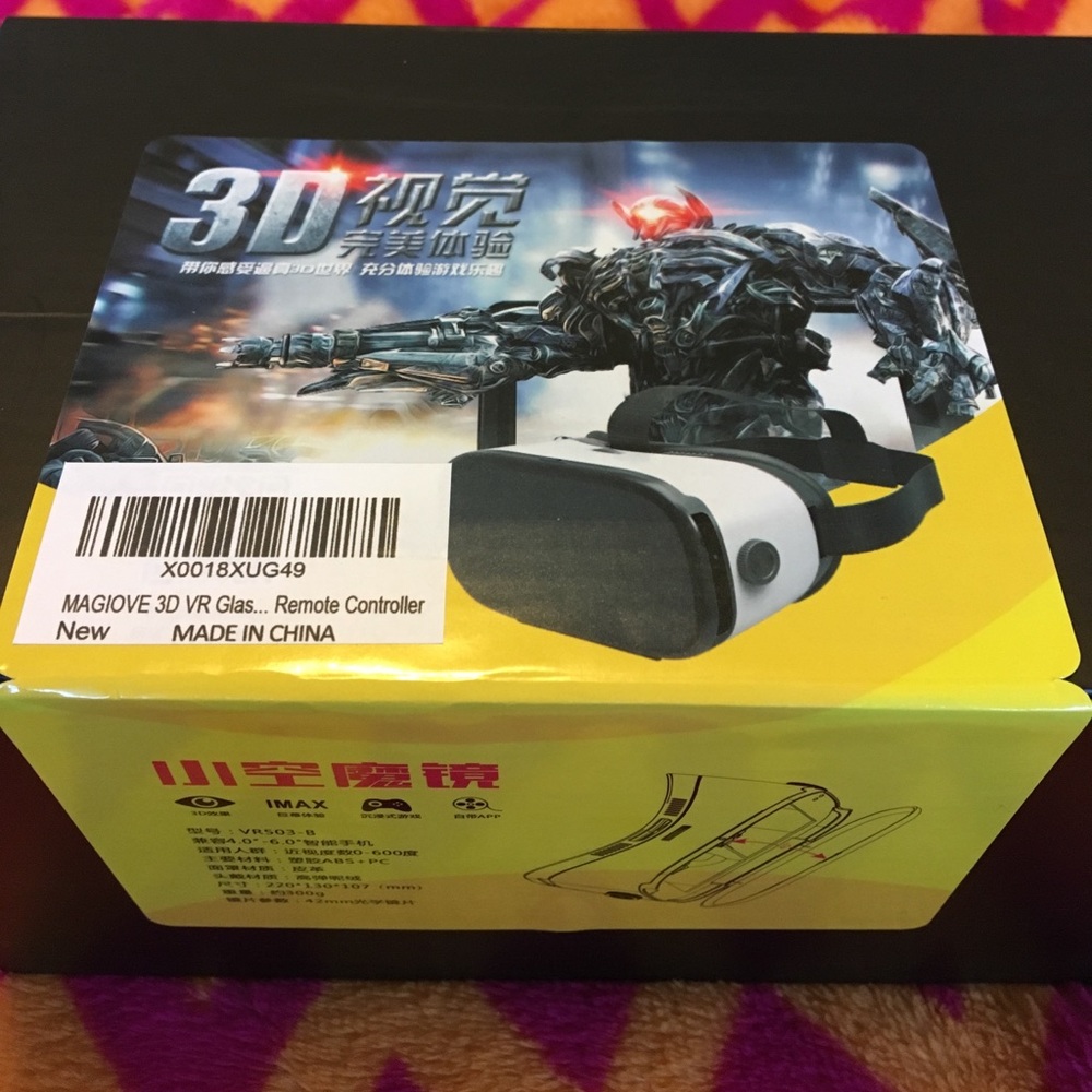 MAGIOVE 3D VR Glasses Virtual Reality Remote