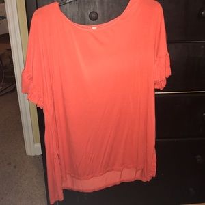 Short sleeve orange shirt