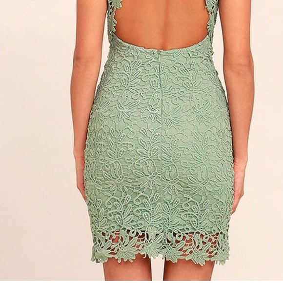 Beautiful Green Lace dress 👗 - Picture 3 of 6