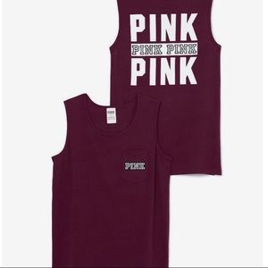Maroon tank top