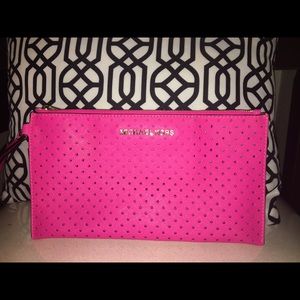 Michael kors Perforated clutch