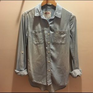 Target Mossimo Denim Chambray Shirt