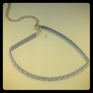 Vegan suede choker