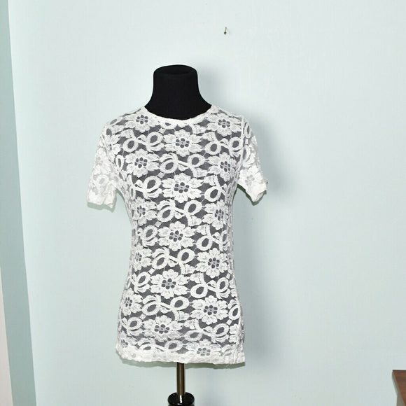 Tops - Beautiful Ivory Lace Blouse