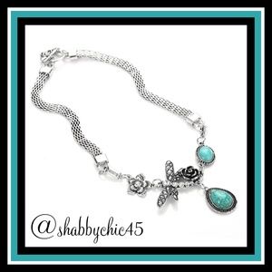 Boutique Jewelry - Gardenia Butterfly Statement Necklace Boutique Jewelry - Gardenia Butterfly Statement Necklace