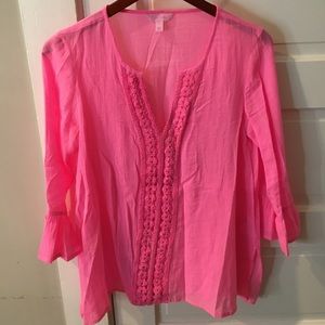Lilly Pulitzer Pink Tunic Top