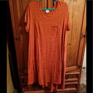LuLaRoe Carly 3X burnt Orange