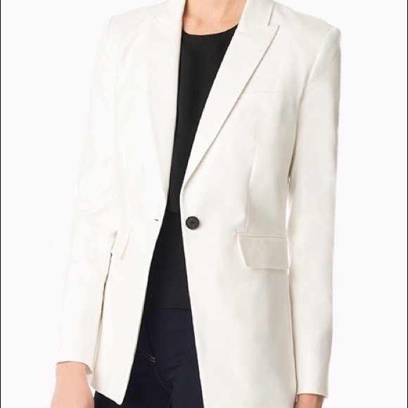 veronica beard white blazer