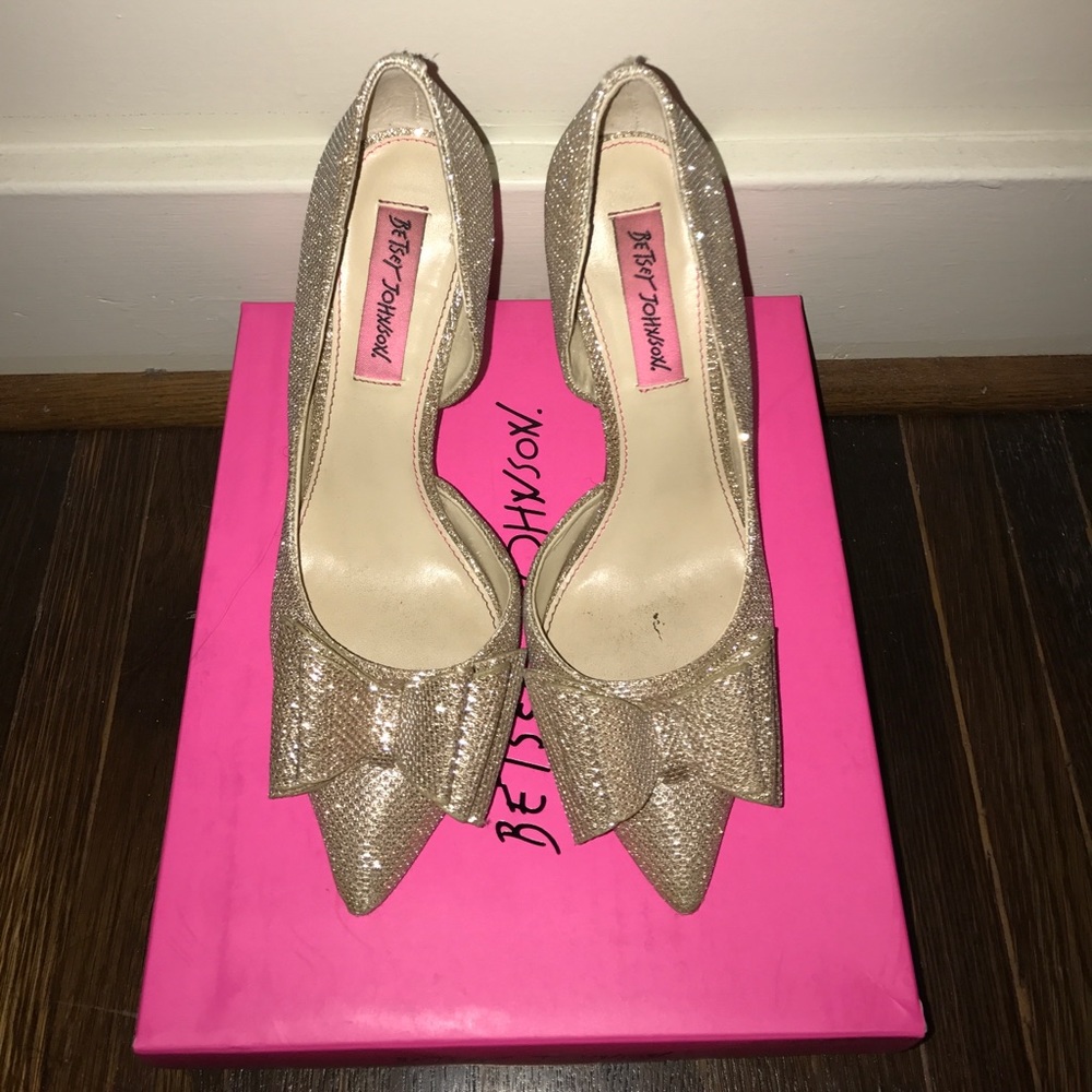 Betsy Johnson sparkle shoes