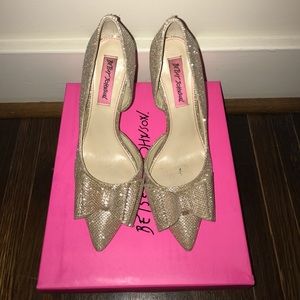 Betsy Johnson sparkle shoes