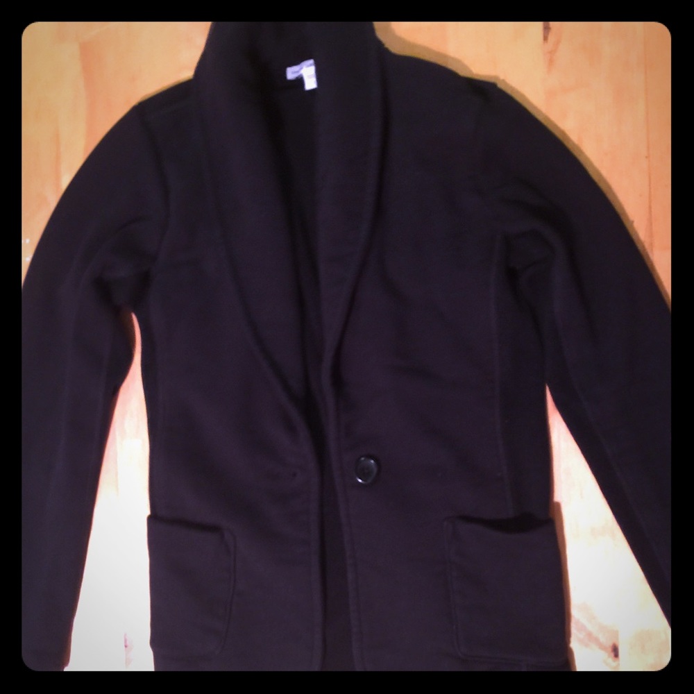 Black Shawl Collar Blazer