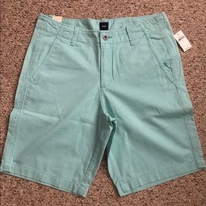 Gap Men's Teal / Light Blue Shorts