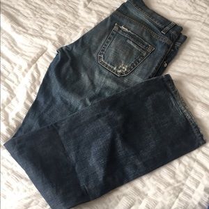 Distressed PRADA jeans