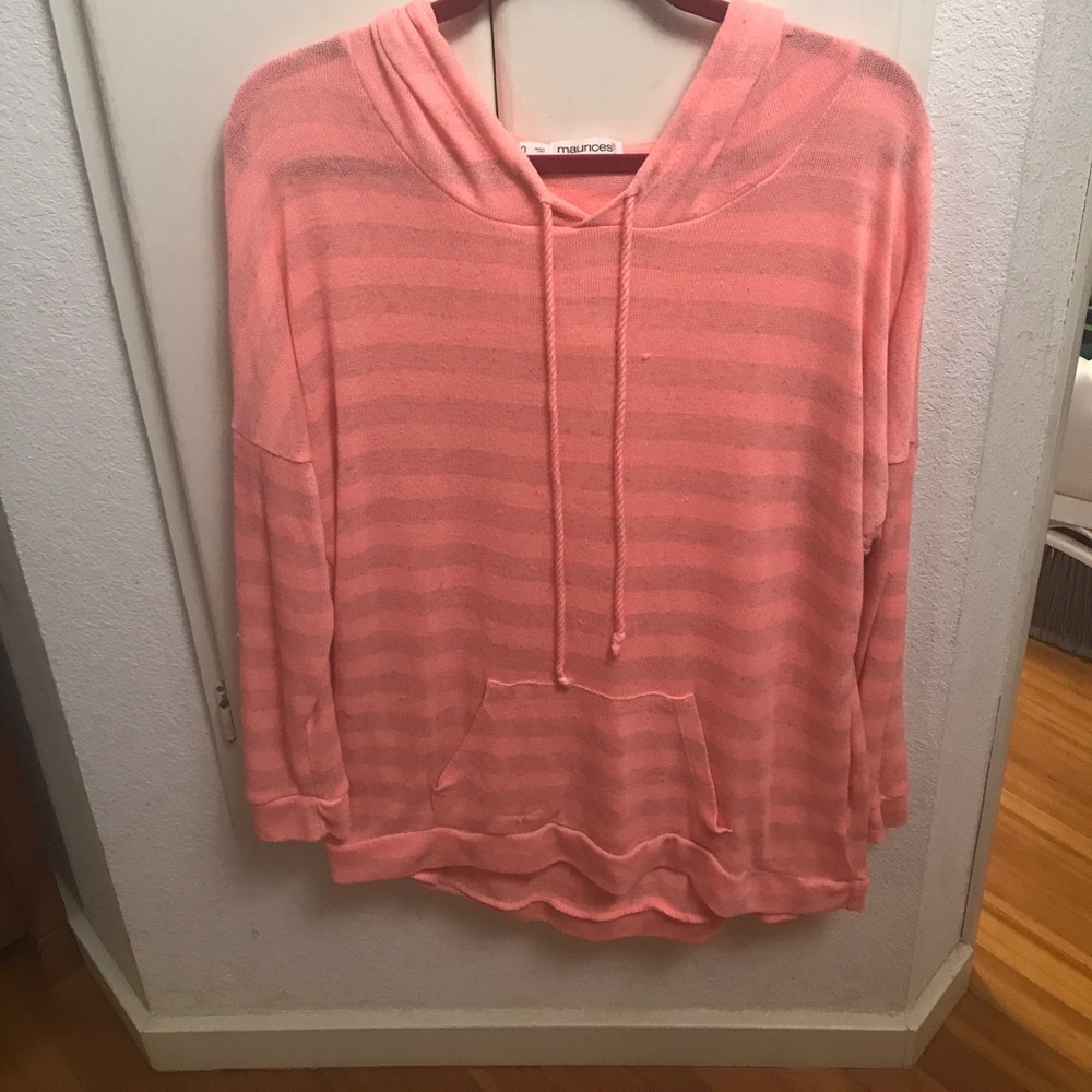 Maurices Long Sleeve Hooded Sweater