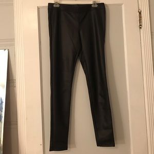 Express faux leather leggings