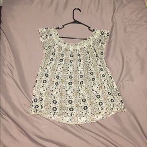 American eagle off the shoulder top