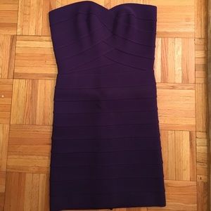 Strapless bandage dress