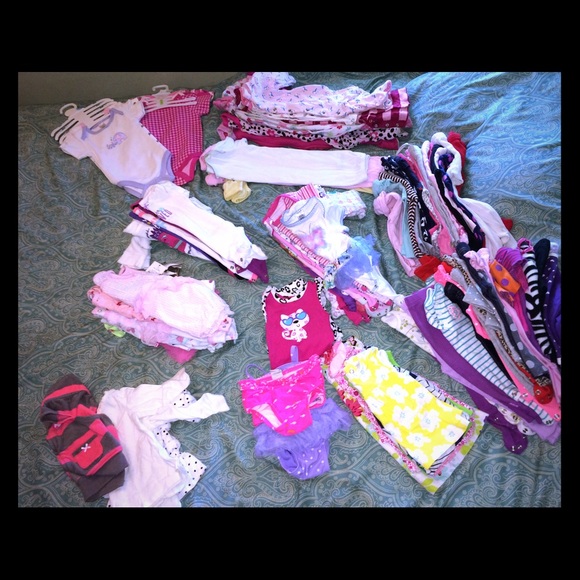 💥0-3, 3-6, 6-9 M Baby Girl Lot 💥 - Picture 1 of 8
