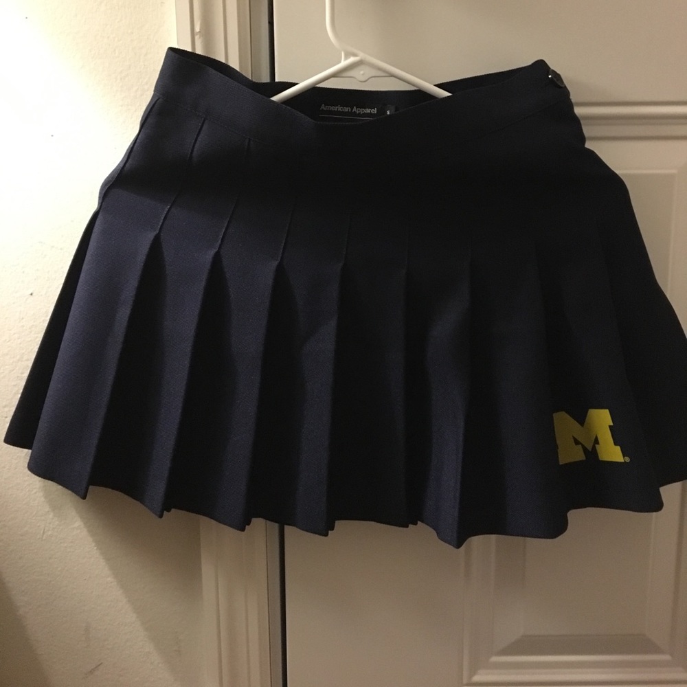 NWT American Apparel Blue Tennis Skirt S