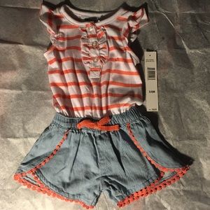 DKNY Infant Romper