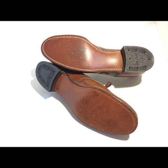 Vintage Split Leather Wingtip Oxford Brown Shoes main image 5