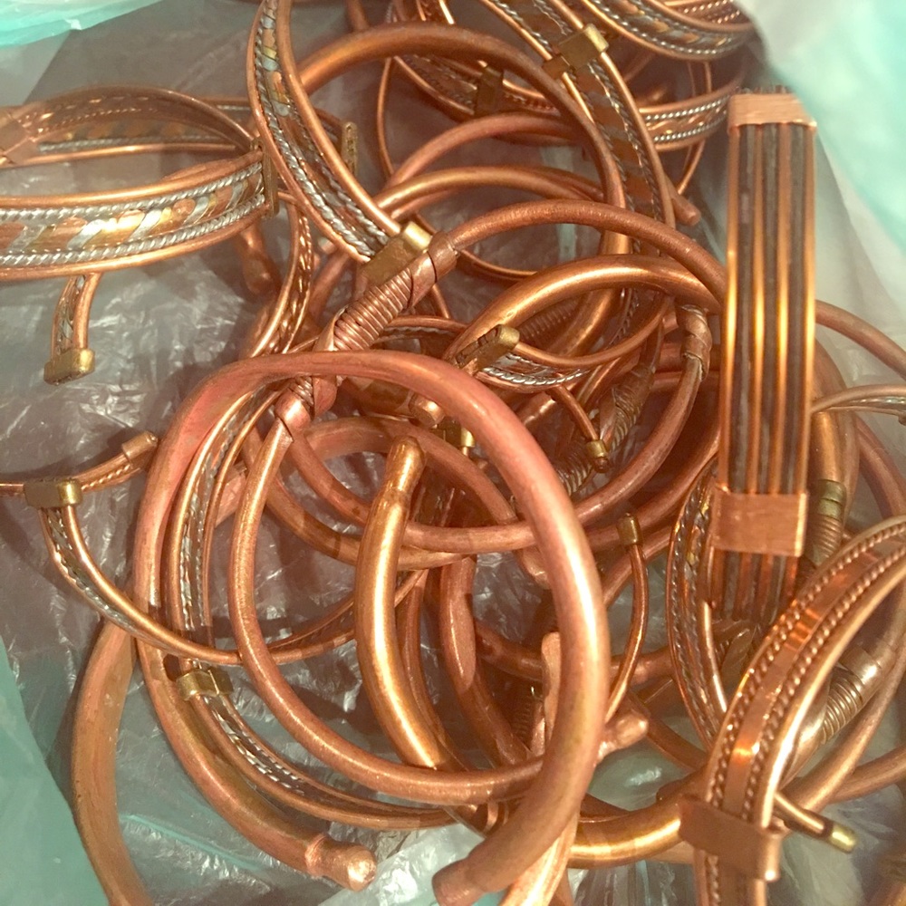 Copper bracelets (adjustable)
