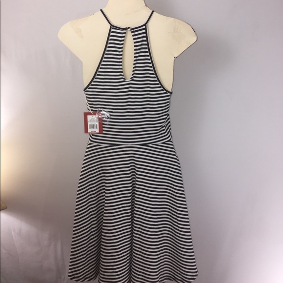NWT Black & white striped dress - Picture 3 of 3