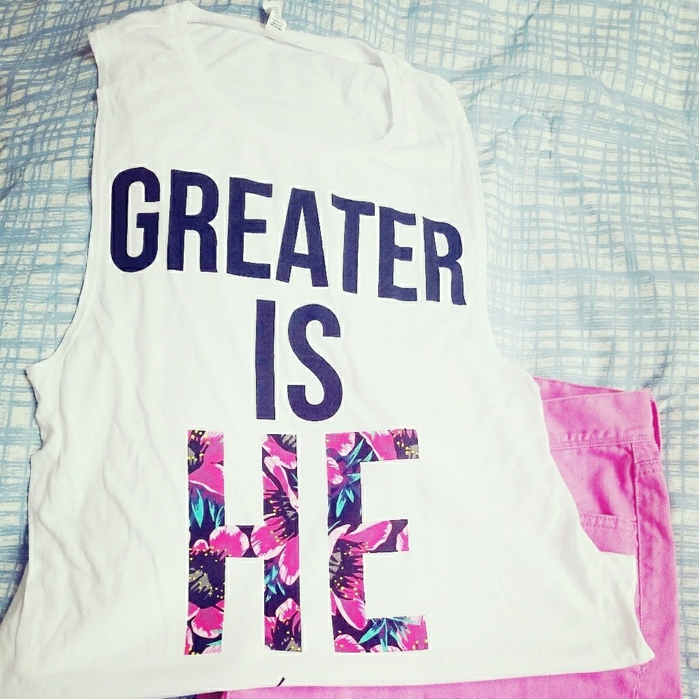 Greater is He tank