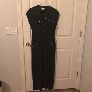 Michael Kors Navy Maxi Dress
