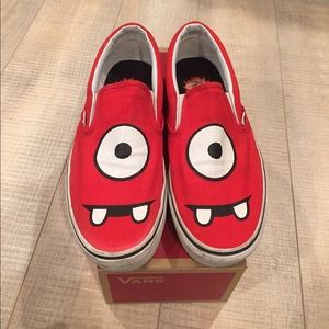 Vans Yo Gabba Gabba Red Muno Slip-On