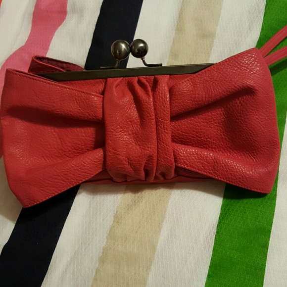 Jessica Simpson Bow-shape Clutch Purse - Picture 1 of 7