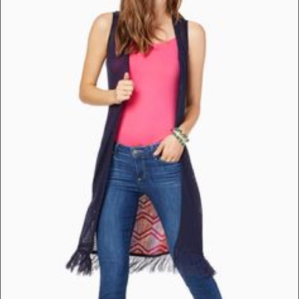 Charming Charlie Long Cardigan/Vest