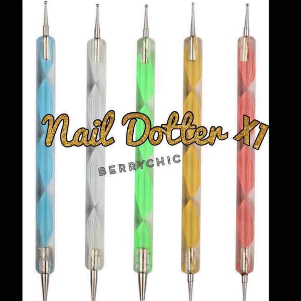 Nail Art Rhinestones & Nail Dotter Design Pen - Picture 1 of 2