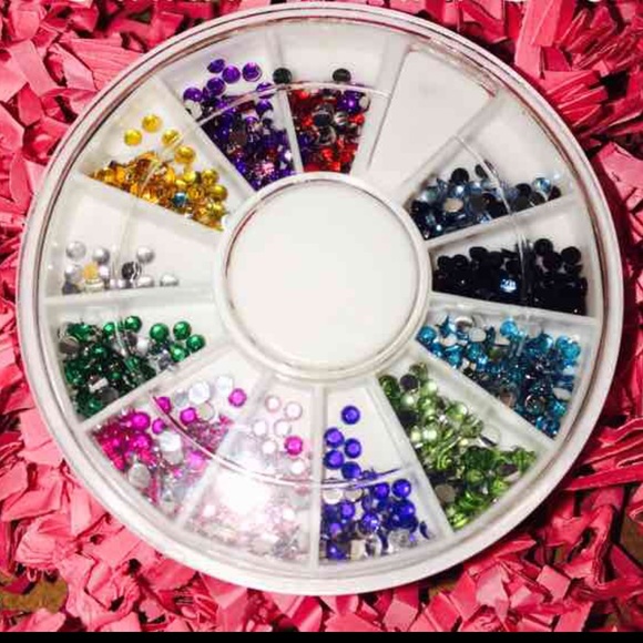 Nail Art Rhinestones & Nail Dotter Design Pen - Picture 2 of 2