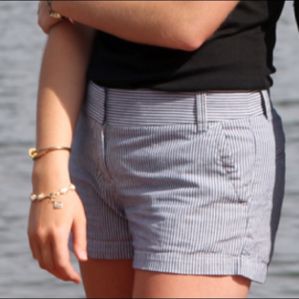 J. Crew Blue Stripped Shorts