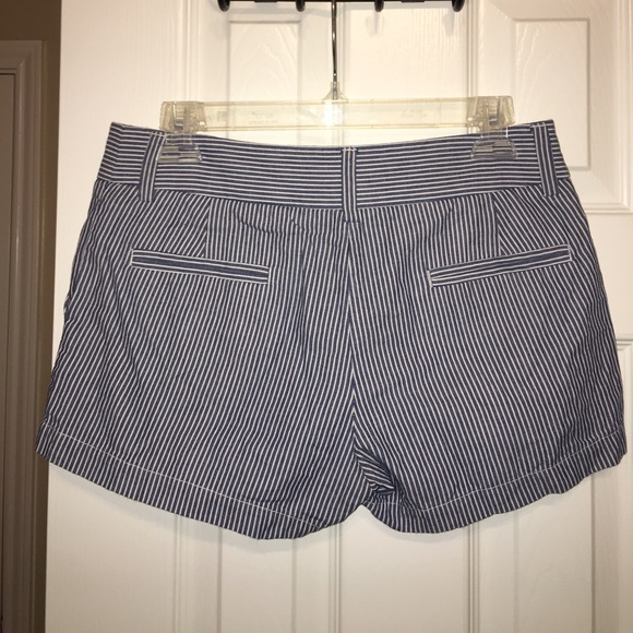 J. Crew Blue Stripped Shorts - Picture 3 of 3