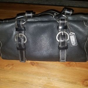 Coach pebble leather bag