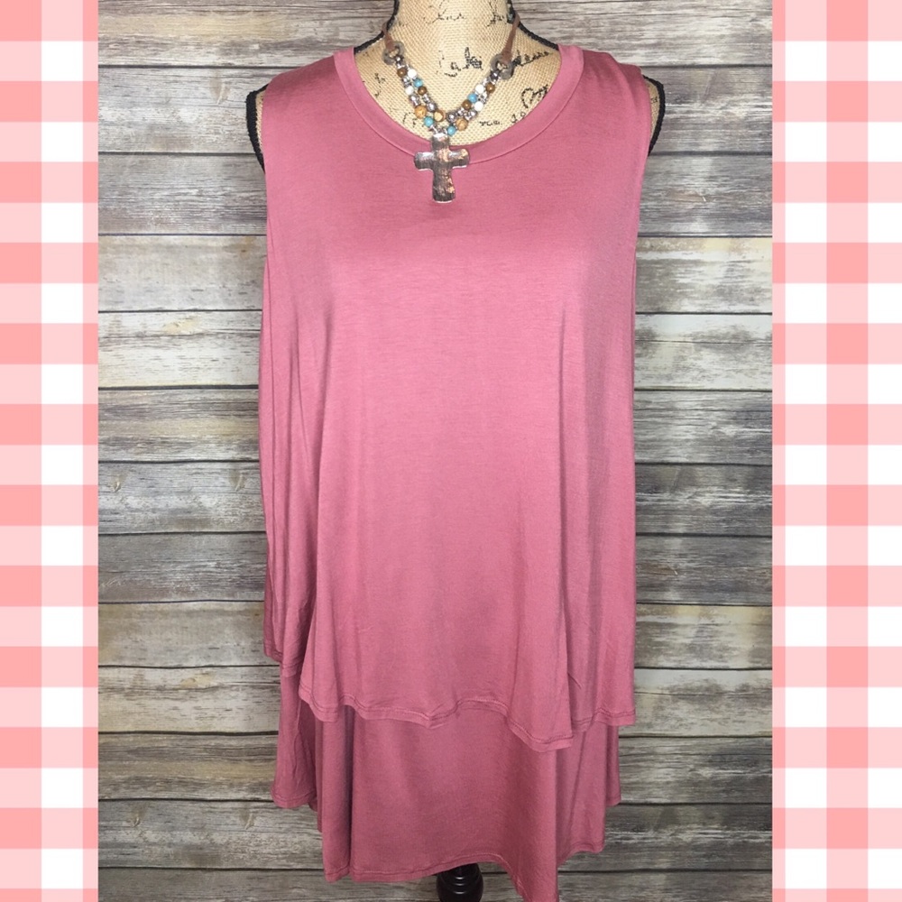 Agnes and Dora Tiered Tank Top
