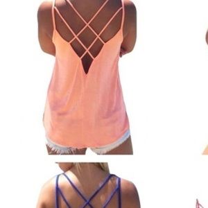 2FOR$20 🌸Pink Strappy Tank Top 🌸