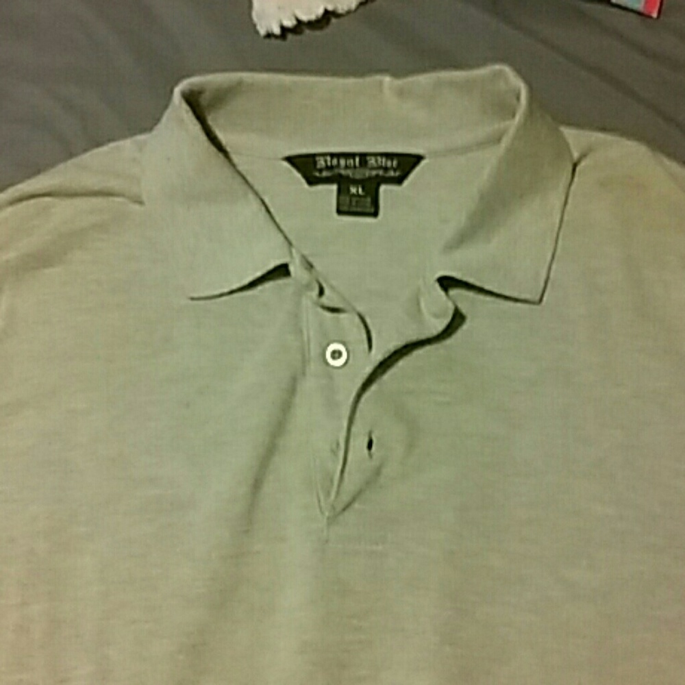 Light gray colored polostyle shirt
