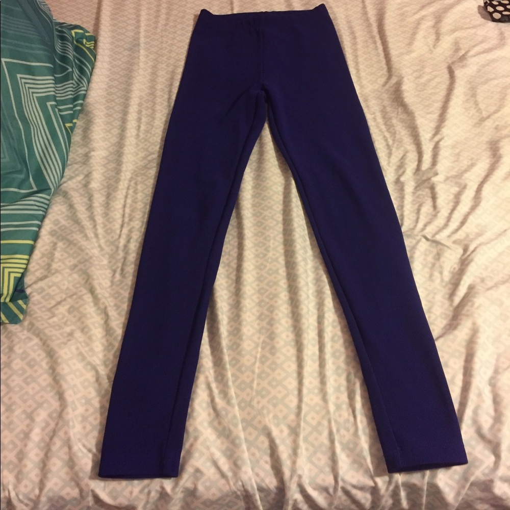 F21 Dark Blue Leggings