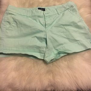 Mint colored AEO midi shorts. Size 12.