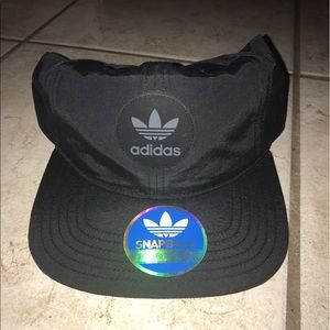 NWT All Black Adidas With Modern Logo!
