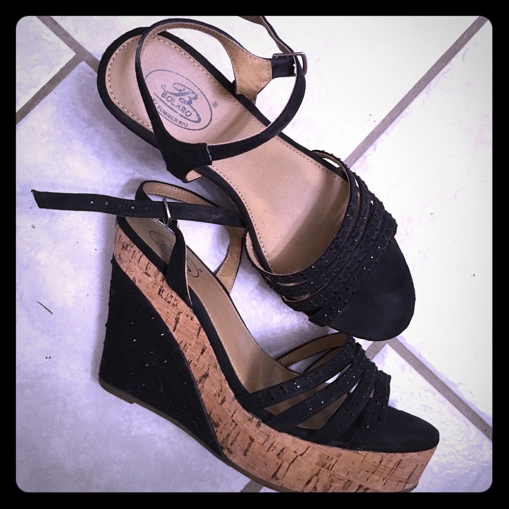 Wedges with some bling!