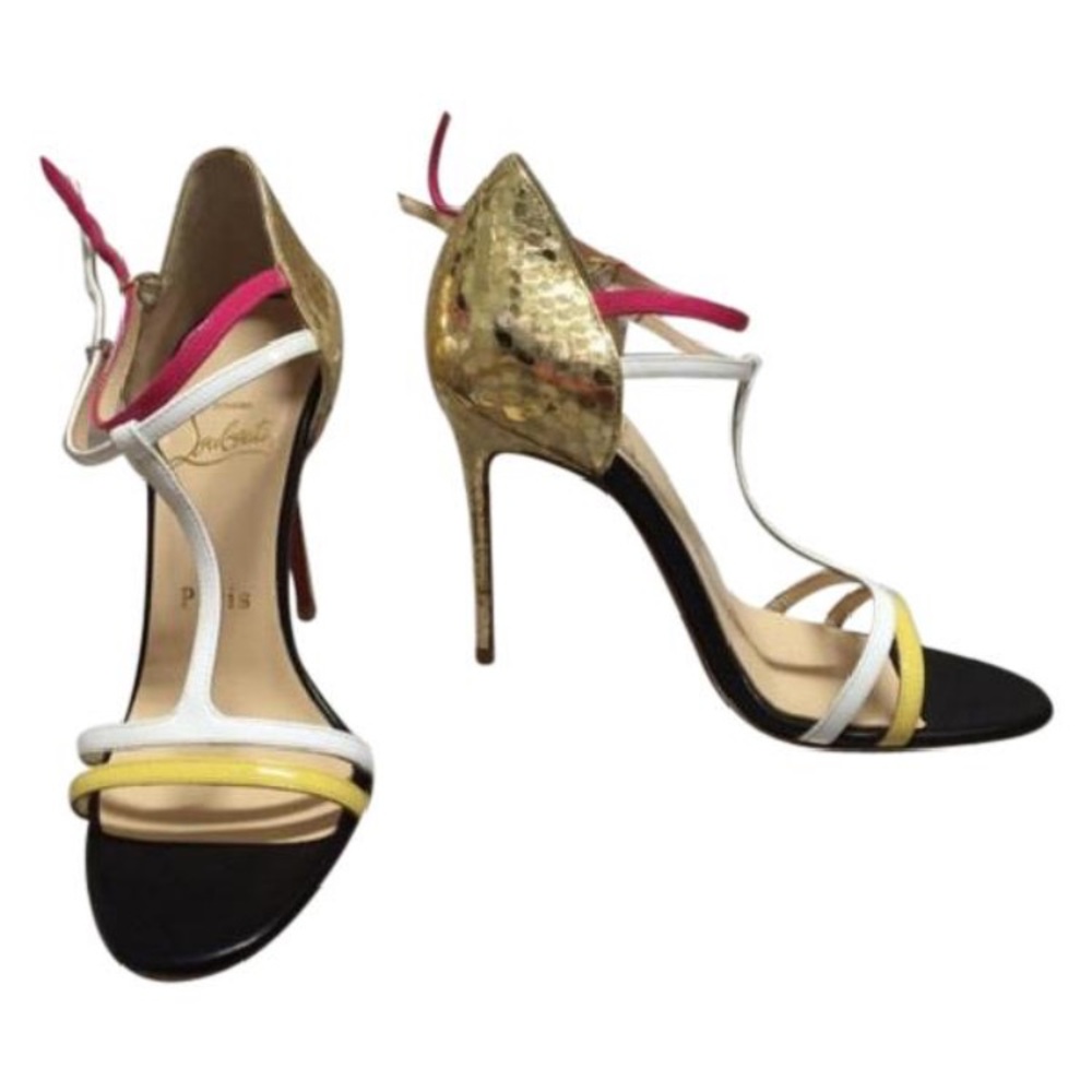 New Christian Louboutin Strappy Sandals