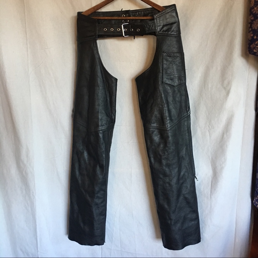 Leather chaps size XS