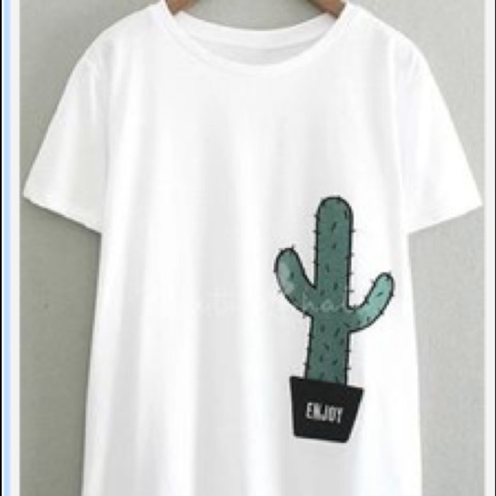 Choies Cactus Graphic Tee
